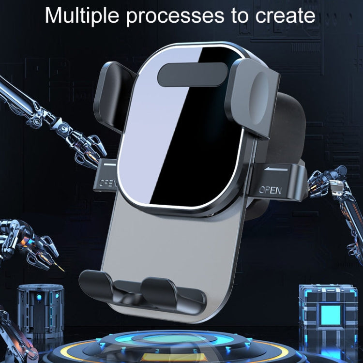 Clip di supporto fissa per navigazione per presa d'aria per auto per telefono automobilistico, Mirror Model, Texture Model