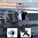Clip di supporto fissa per navigazione per presa d'aria per auto per telefono automobilistico, Mirror Model, Texture Model