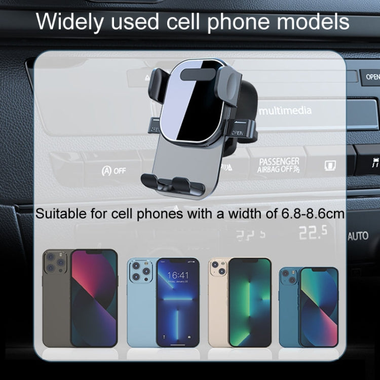 Clip di supporto fissa per navigazione per presa d'aria per auto per telefono automobilistico, Mirror Model, Texture Model