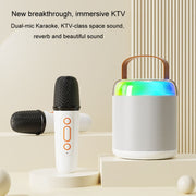 Altoparlante Bluetooth portatile karaoke 7W con microfono