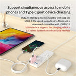 Hub USB-C 3 in 1 con HDMI 4K e ricarica PD 60W