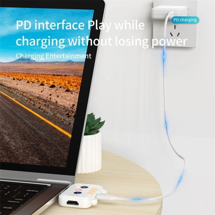 Hub USB-C 3 in 1 con HDMI 4K e ricarica PD 60W