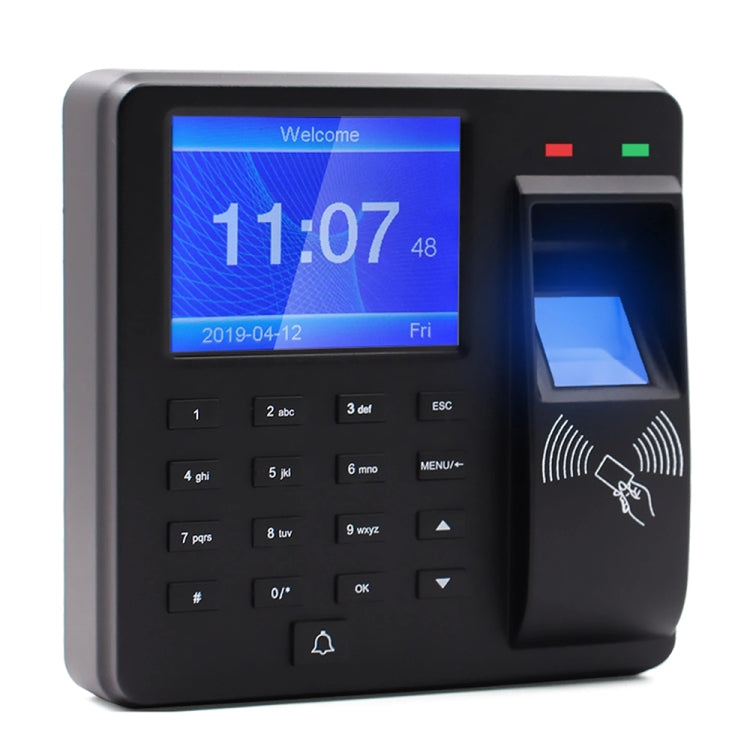 M10 Smart ID Card Riconoscimento Controllo accessi tramite impronta digitale Macchina per presenze tutto in uno, English Version