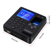 M10 Smart ID Card Riconoscimento Controllo accessi tramite impronta digitale Macchina per presenze tutto in uno, English Version