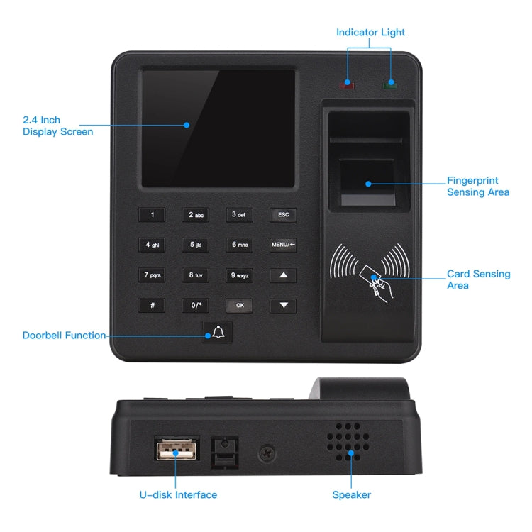 M10 Smart ID Card controllo accessi impronta digitale