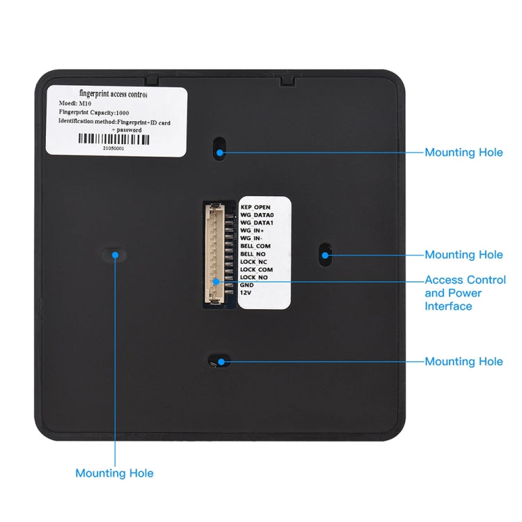 M10 Smart ID Card controllo accessi impronta digitale