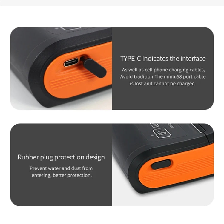 Stampante termica Bluetooth portatile 58mm con plug EU/US/UK
