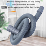 Tubo di scarico esteso ad alta elasticità per lavatrice a tamburo ispessito, 0.5m, 1m, 2m, 4m, 6m