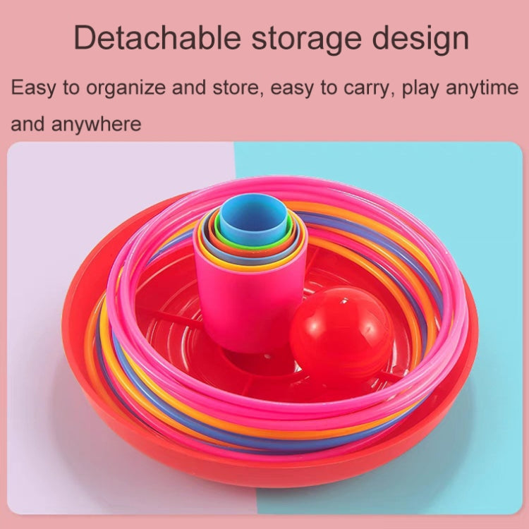Cerchio da lancio staccabile per bancarella del mercato notturno Giocattoli per bambini Giochi genitore-figlio, 1 Tower 3 Circles, 1 Tower 9 Circles, 1 Tower+12 Circles, 1 Tower 18 Circles, 1 Tower 24 Circles, 1 Tower+36 Circles, 2 Towers 30 Circles   ...