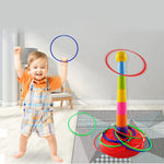 Cerchio da lancio staccabile per bancarella del mercato notturno Giocattoli per bambini Giochi genitore-figlio, 1 Tower 3 Circles, 1 Tower 9 Circles, 1 Tower+12 Circles, 1 Tower 18 Circles, 1 Tower 24 Circles, 1 Tower+36 Circles, 2 Towers 30 Circles   ...