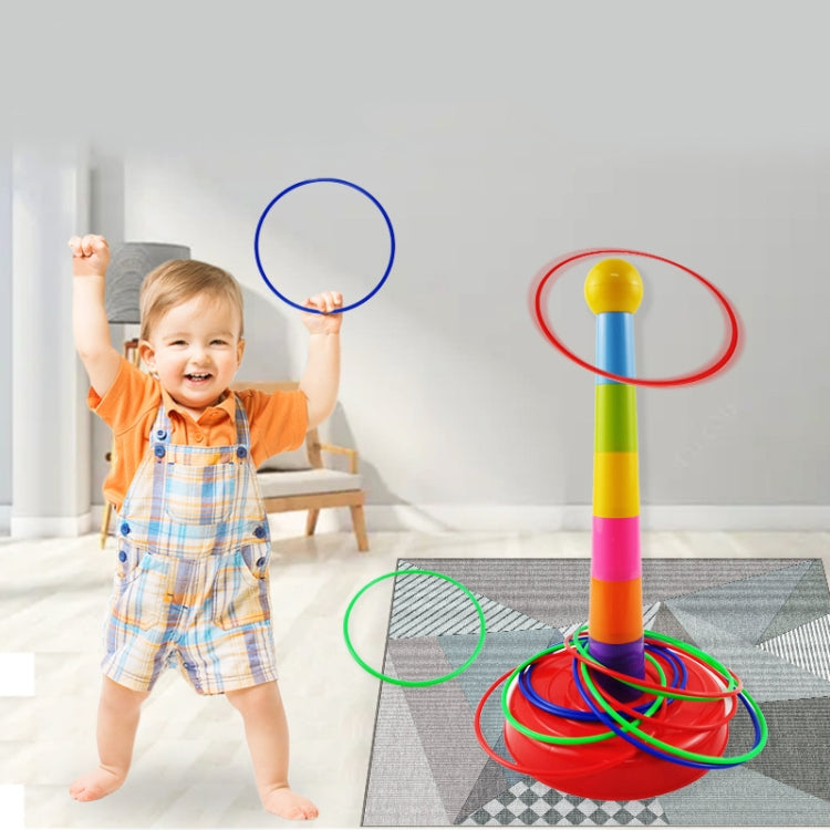 Cerchio da lancio staccabile per bancarella del mercato notturno Giocattoli per bambini Giochi genitore-figlio, 1 Tower 3 Circles, 1 Tower 9 Circles, 1 Tower+12 Circles, 1 Tower 18 Circles, 1 Tower 24 Circles, 1 Tower+36 Circles, 2 Towers 30 Circles   ...
