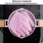 Guanti per lavare i piatti in silicone da cucina Guanti per la pulizia delle faccende domestiche maschili e femminili, 160g