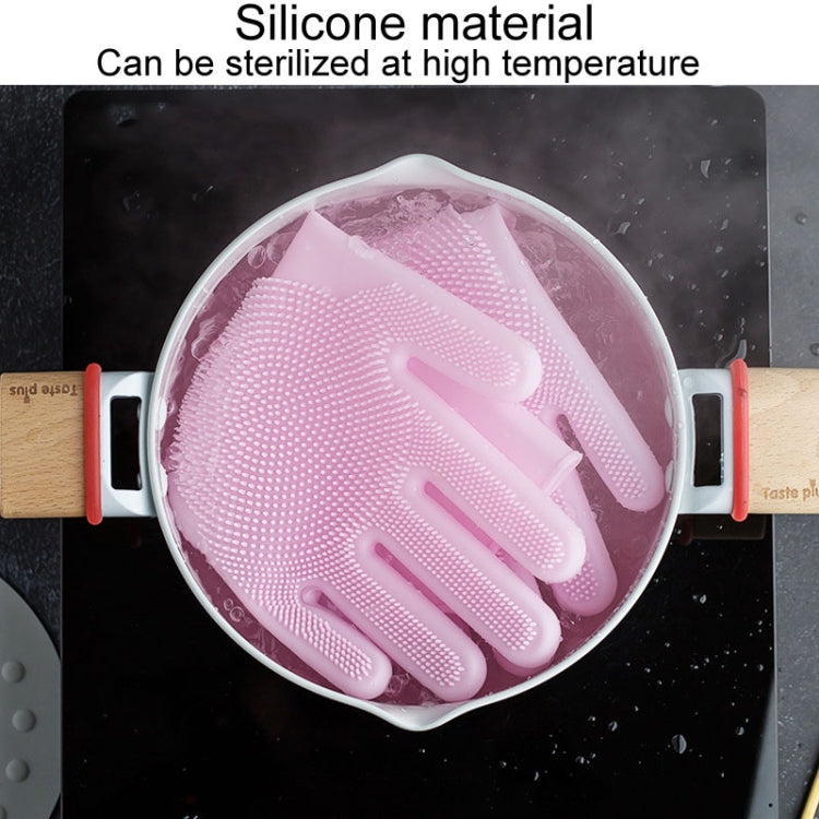 Guanti per lavare i piatti in silicone da cucina Guanti per la pulizia delle faccende domestiche maschili e femminili, 160g