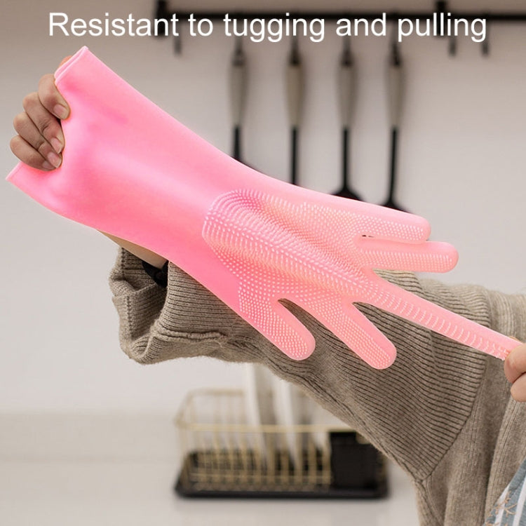 Guanti per lavare i piatti in silicone da cucina Guanti per la pulizia delle faccende domestiche maschili e femminili, 160g