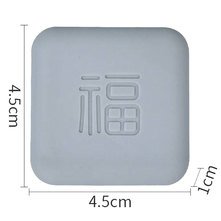 Cuscino protettivo in silicone per maniglia di chiusura della porta del soggiorno, camera da letto, 5 pezzi