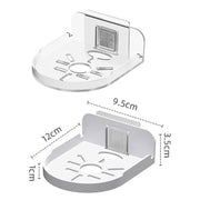 Mensola per router di sorveglianza domestica senza perforazione con staffa per telecamera montata a parete Traceless, Transparent