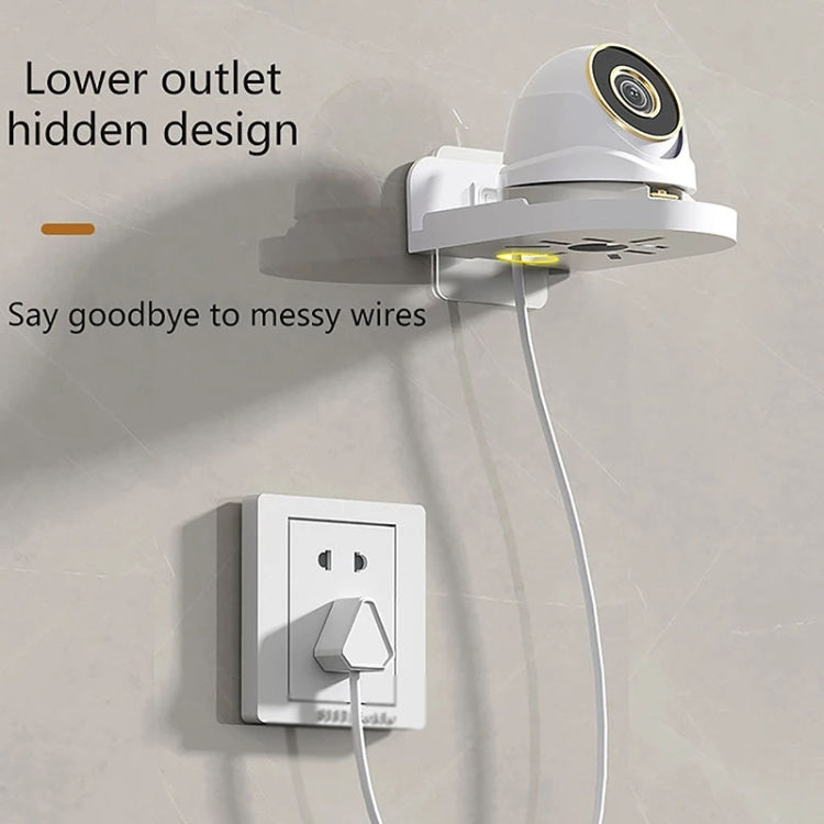 Mensola trasparente per router e telecamera da parete