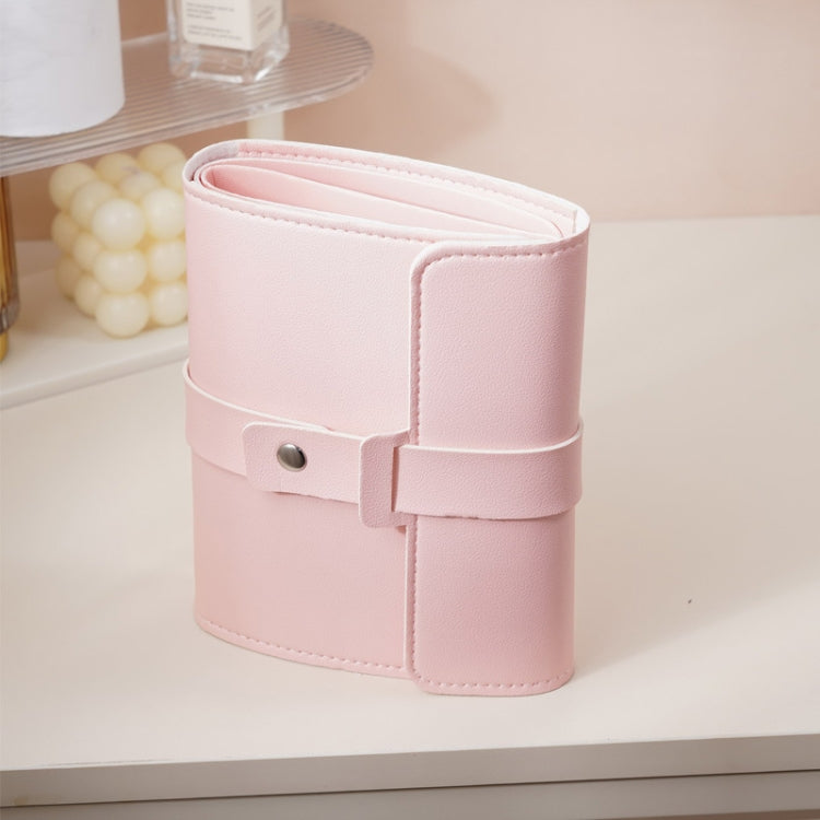Borsa per gioielli a forma di libro Borsa per orecchini multifunzionale portatile da viaggio di grande capacità, Blue, Green, Pink