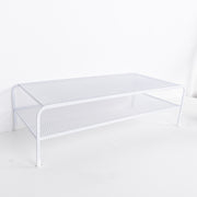 Organizzatore per rack in ferro battuto con staffa elevata per monitor del computer, Standard Single Layer, Deepen Single Layer, Double Layer, Double Layer Split, Deepen Dual Layer, Deepen Dual Layer Split