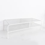 Organizzatore per rack in ferro battuto con staffa elevata per monitor del computer, Standard Single Layer, Deepen Single Layer, Double Layer, Double Layer Split, Deepen Dual Layer, Deepen Dual Layer Split