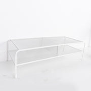Organizzatore per rack in ferro battuto con staffa elevata per monitor del computer, Standard Single Layer, Deepen Single Layer, Double Layer, Double Layer Split, Deepen Dual Layer, Deepen Dual Layer Split