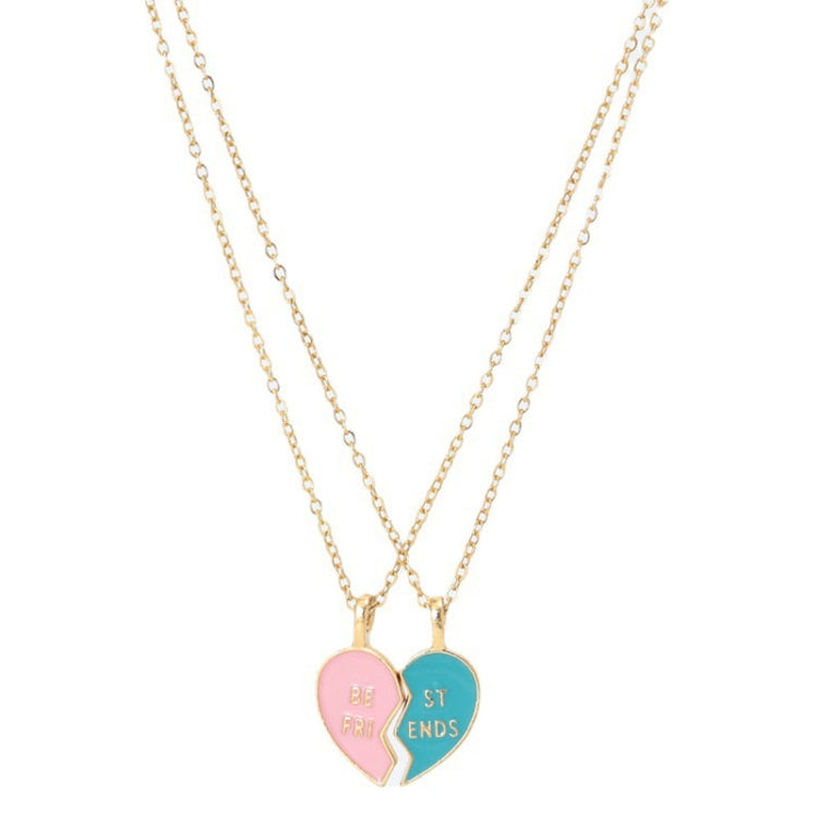 MIGLIOR AMICO Collana con carta dell'amicizia con ciondolo a forma di cuore con catena Love Lockbone