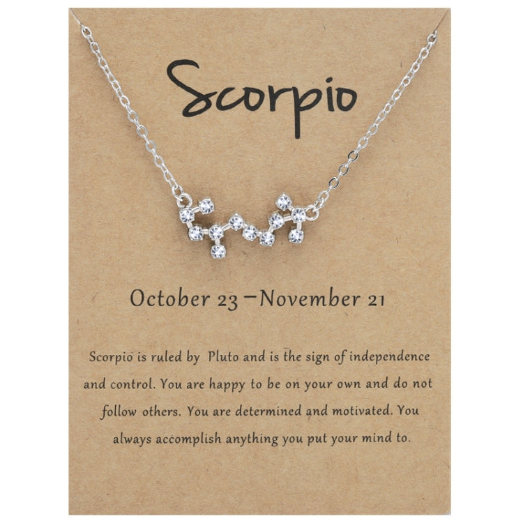 12 segni zodiacali con collana di diamanti, strass e ciondolo a catena con clavicola, Scorpio Golden, Sagittarius Golden, Capricorn Golden, Taurus Golden, Pisces Golden, Leo Golden, Libra Golden, Cancer Golden, Aquarius Golden, Virgo Golden, Aries Gold...