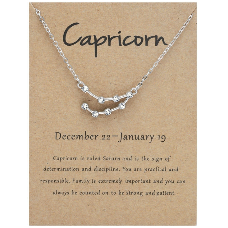 12 segni zodiacali con collana di diamanti, strass e ciondolo a catena con clavicola, Scorpio Golden, Sagittarius Golden, Capricorn Golden, Taurus Golden, Pisces Golden, Leo Golden, Libra Golden, Cancer Golden, Aquarius Golden, Virgo Golden, Aries Gold...