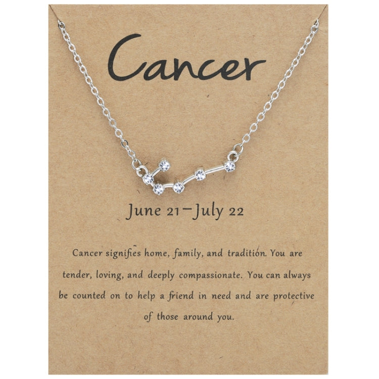 12 segni zodiacali con collana di diamanti, strass e ciondolo a catena con clavicola, Scorpio Golden, Sagittarius Golden, Capricorn Golden, Taurus Golden, Pisces Golden, Leo Golden, Libra Golden, Cancer Golden, Aquarius Golden, Virgo Golden, Aries Gold...