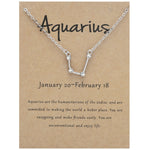 12 segni zodiacali con collana di diamanti, strass e ciondolo a catena con clavicola, Scorpio Golden, Sagittarius Golden, Capricorn Golden, Taurus Golden, Pisces Golden, Leo Golden, Libra Golden, Cancer Golden, Aquarius Golden, Virgo Golden, Aries Gold...