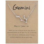 12 segni zodiacali con collana di diamanti, strass e ciondolo a catena con clavicola, Scorpio Golden, Sagittarius Golden, Capricorn Golden, Taurus Golden, Pisces Golden, Leo Golden, Libra Golden, Cancer Golden, Aquarius Golden, Virgo Golden, Aries Gold...