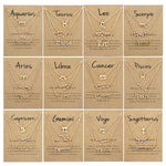 Collana 3 in 1 con 12 segni zodiacali, set di simboli dell'alfabeto retrò con set di gioielli con diamanti, Scorpion Golden, Sagittarius Golden, Capricorn Golden, Taurus Golden, Pisces Golden, Leo Golden, Libra Golden, Cancer Golden, Aquarius Golden   ...