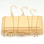 Collana 3 in 1 con 12 segni zodiacali, set di simboli dell'alfabeto retrò con set di gioielli con diamanti, Scorpion Golden, Sagittarius Golden, Capricorn Golden, Taurus Golden, Pisces Golden, Leo Golden, Libra Golden, Cancer Golden, Aquarius Golden   ...