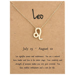 Collana con segni zodiacali Gioielli in lega placcata a catena corta, Aries Golden, Cancer Golden, Libra Golden, Virgo Golden, Leo Golden, Aquarius Golden, Pisces Golden, Taurus Golden, Capricorn Golden, Sagittarius Golden, Scorpio Golden, Gemini Golde...