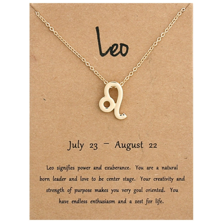 Collana con segni zodiacali Gioielli in lega placcata a catena corta, Aries Golden, Cancer Golden, Libra Golden, Virgo Golden, Leo Golden, Aquarius Golden, Pisces Golden, Taurus Golden, Capricorn Golden, Sagittarius Golden, Scorpio Golden, Gemini Golde...
