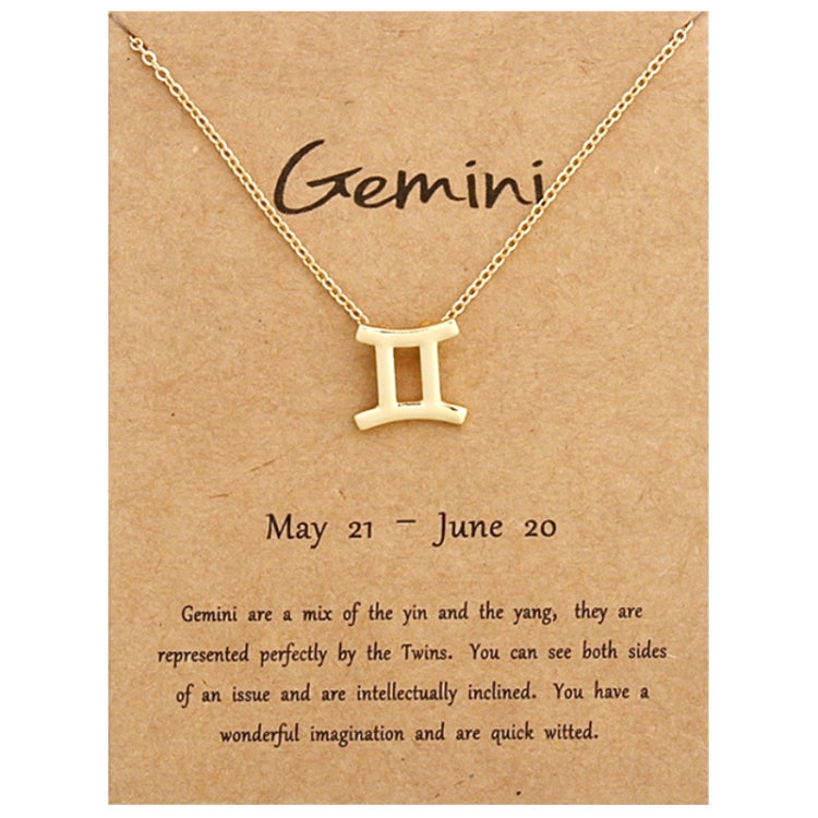 Collana con segni zodiacali Gioielli in lega placcata a catena corta, Aries Golden, Cancer Golden, Libra Golden, Virgo Golden, Leo Golden, Aquarius Golden, Pisces Golden, Taurus Golden, Capricorn Golden, Sagittarius Golden, Scorpio Golden, Gemini Golde...