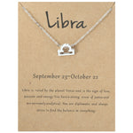 Collana con segni zodiacali Gioielli in lega placcata a catena corta, Aries Golden, Cancer Golden, Libra Golden, Virgo Golden, Leo Golden, Aquarius Golden, Pisces Golden, Taurus Golden, Capricorn Golden, Sagittarius Golden, Scorpio Golden, Gemini Golde...
