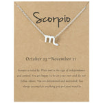Collana con segni zodiacali Gioielli in lega placcata a catena corta, Aries Golden, Cancer Golden, Libra Golden, Virgo Golden, Leo Golden, Aquarius Golden, Pisces Golden, Taurus Golden, Capricorn Golden, Sagittarius Golden, Scorpio Golden, Gemini Golde...