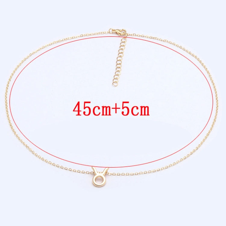 Collana con segni zodiacali Gioielli in lega placcata a catena corta, Aries Golden, Cancer Golden, Libra Golden, Virgo Golden, Leo Golden, Aquarius Golden, Pisces Golden, Taurus Golden, Capricorn Golden, Sagittarius Golden, Scorpio Golden, Gemini Golde...