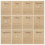 Collana con segni zodiacali Gioielli in lega placcata a catena corta, Aries Golden, Cancer Golden, Libra Golden, Virgo Golden, Leo Golden, Aquarius Golden, Pisces Golden, Taurus Golden, Capricorn Golden, Sagittarius Golden, Scorpio Golden, Gemini Golde...