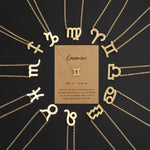 Collana con segni zodiacali Gioielli in lega placcata a catena corta, Aries Golden, Cancer Golden, Libra Golden, Virgo Golden, Leo Golden, Aquarius Golden, Pisces Golden, Taurus Golden, Capricorn Golden, Sagittarius Golden, Scorpio Golden, Gemini Golde...