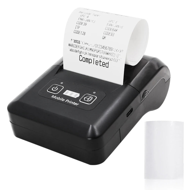 Stampante termica Bluetooth portatile 58 mm con ricarica USB