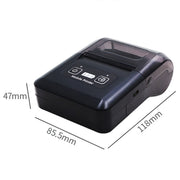 Stampante termica Bluetooth per telefono domestico con ricarica USB portatile da 58 mm, US Plug, EU Plug, UK Plug