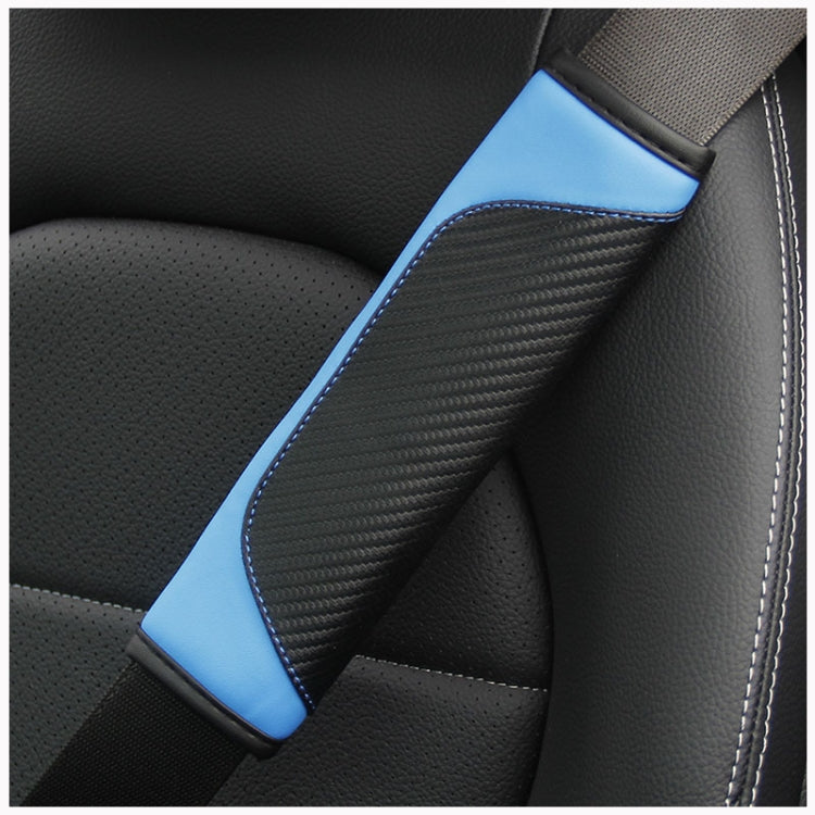 Copri cintura di sicurezza per auto Protezione per spalla del sedile automatico in pelle in fibra di carbonio, Black, Red, Wine Red, Crown Black, Crown Red, Crown Wine Red