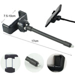 Clip supporto smartphone con teste rotanti 360°