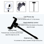 Clip supporto smartphone con teste rotanti 360°