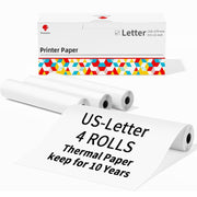 Scrittura di carta termica ad asciugatura rapida, lunga durata di 10 anni per stampante M832 / M833 / M834 / M835, Phomemo 3rolls /Box 53mm, Phomemo 3rolls /Box 80mm, Phomemo 3rolls /Box 110mm, Phomemo 2rolls /Box A4, Phomemo 4rolls /Box A4            ...