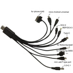 Cavo ricarica USB multifunzione 10 in 1 per smartphone