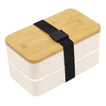Contenitore per alimenti in plastica per microonde con scomparto portatile a doppio strato isolato da 1200 ml, Without  Insulation Bag Black, Without Insulation Bag White, With Insulation Bag Black, With Insulation Bag White