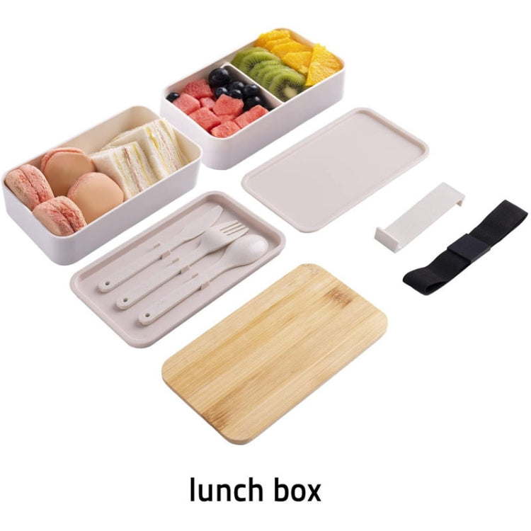 Contenitore per alimenti in plastica per microonde con scomparto portatile a doppio strato isolato da 1200 ml, Without  Insulation Bag Black, Without Insulation Bag White, With Insulation Bag Black, With Insulation Bag White